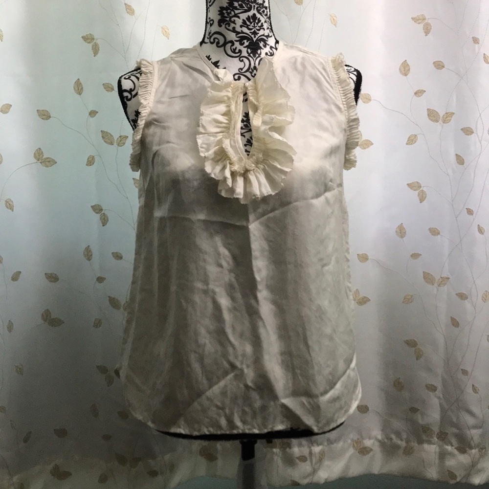 J crew silk top